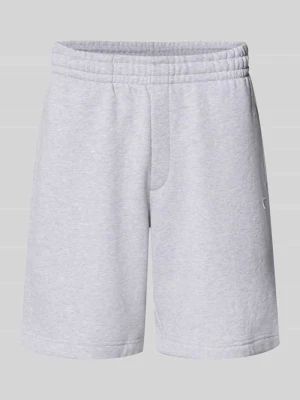 Szorty dresowe o kroju relaxed fit z mieszanka bawełny Lacoste Jasnoszary melanż