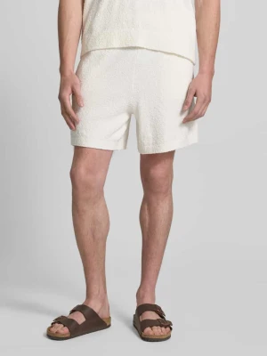 Szorty dresowe o kroju relaxed fit z mieszanki bawełny Lacoste