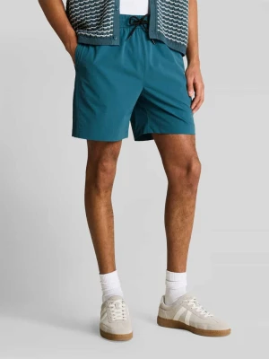 Szorty dresowe o kroju relaxed fit z tunelem Tom Tailor Denim