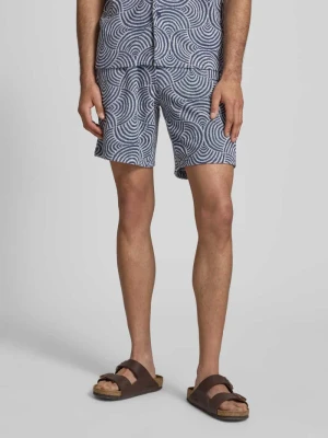 Szorty dresowe w kroju relaxed fit z dodatkiem bawełny model 'CLEMENT' Only & Sons