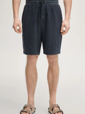 Szorty dresowe Wana w granatowe paski Joop