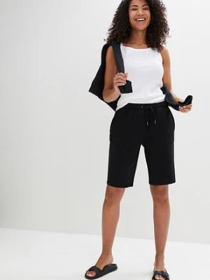 Szorty dresowe z kieszeniami bonprix