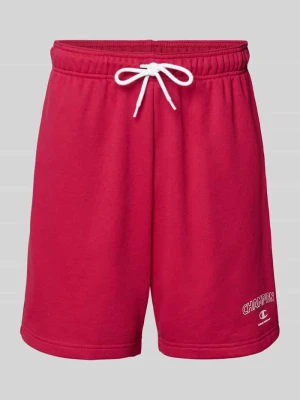 Szorty dresowe z logo i elastycznym pasem Champion