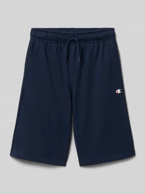 Szorty dresowe z logo i elastycznym pasem Champion