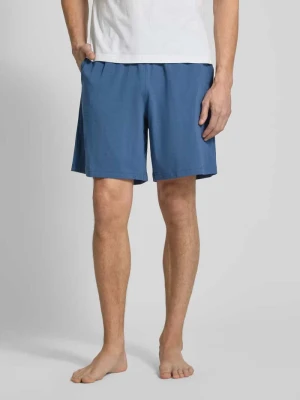 Szorty dresowe o kroju regular fit z mieszanka bawełny Tommy Hilfiger Ciemnoniebieski