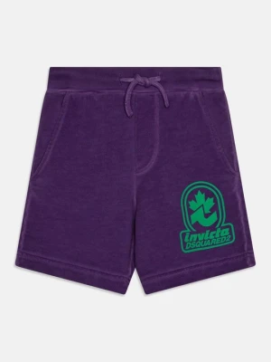 Szorty Dsquared2 fioletowy