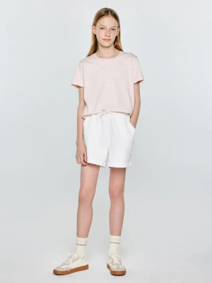 Szorty dziewczęce białe Polenasi 100 BIG STAR