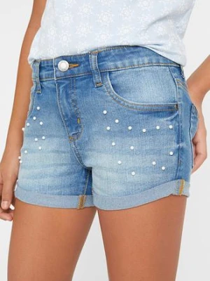 Szorty dżinsowe mid waist bonprix