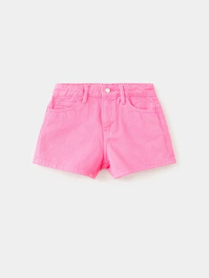 Szorty dżinsowe o prostym kroju fuksja - Dzieci - lata - MANGO KIDS