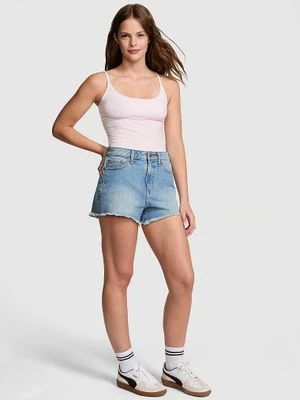 Szorty dżinsowe z wysokim stanem Victoria's Secret