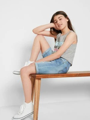 Szorty dżinsowe ze stretchem bonprix