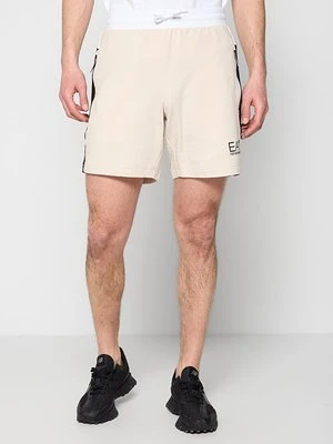 Szorty EA7 Emporio Armani beżowy