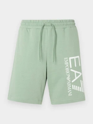 Szorty EA7 Emporio Armani jasnozielony