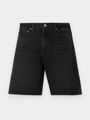 Szorty jeansowe Abercrombie & Fitch czarny