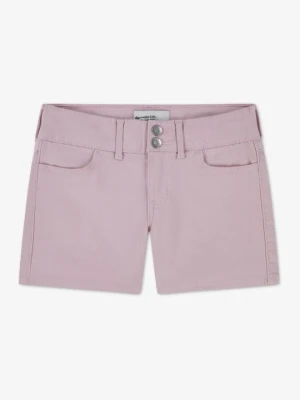 Szorty jeansowe Abercrombie & Fitch jasnoróżowy