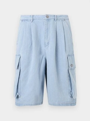 Szorty jeansowe adidas Originals jasnoniebieski