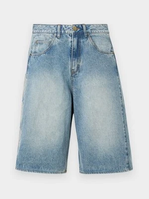 Szorty jeansowe adidas Originals niebieski