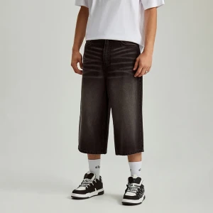 Szorty jeansowe baggy czarne House