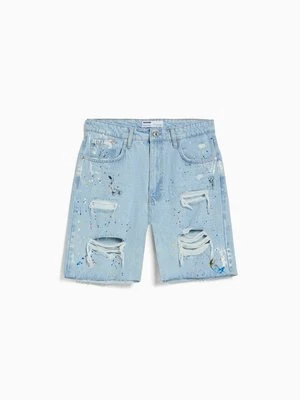 Szorty jeansowe Bershka