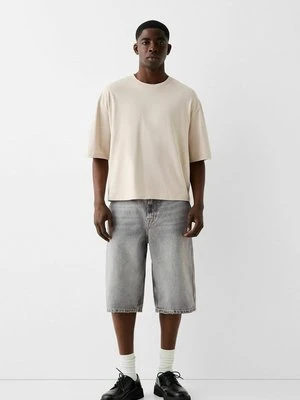 Szorty jeansowe Bershka