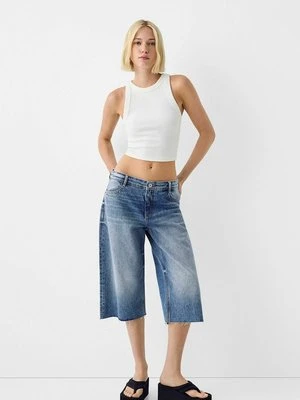 Szorty jeansowe Bershka