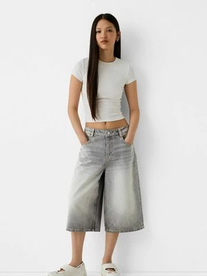 Szorty jeansowe Bershka