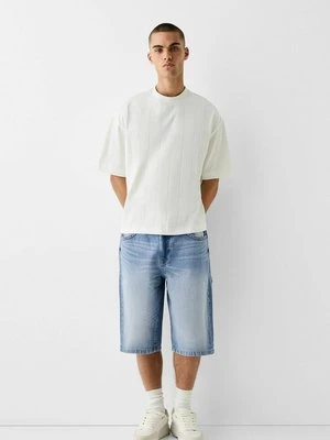Szorty jeansowe Bershka