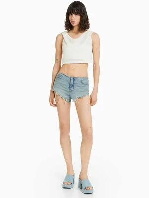 Szorty jeansowe Bershka