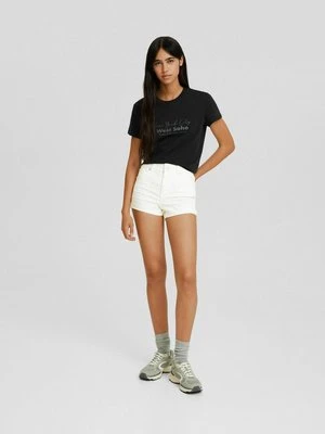Szorty jeansowe Bershka