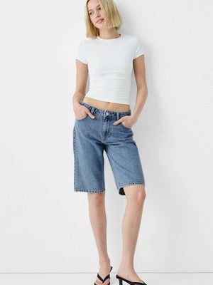 Szorty jeansowe Bershka