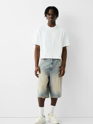 Szorty jeansowe Bershka