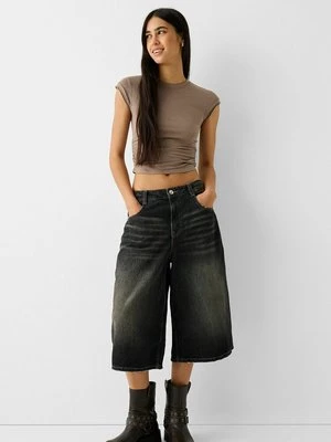 Szorty jeansowe Bershka