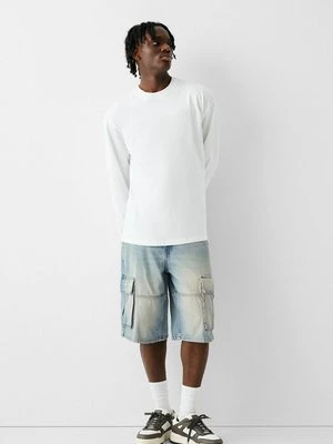 Szorty jeansowe Bershka