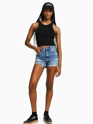 Szorty jeansowe Bershka