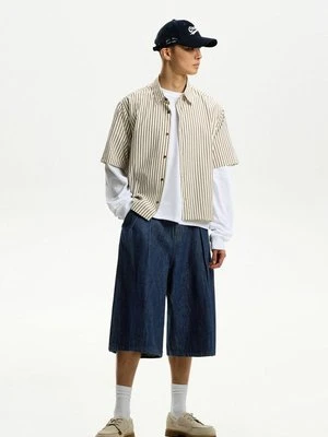 Szorty jeansowe Bershka