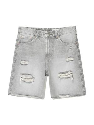 Szorty jeansowe Bershka