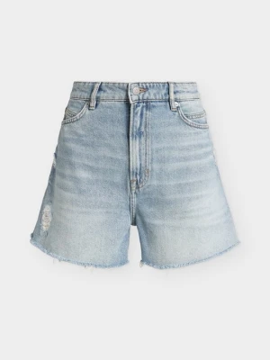 Szorty jeansowe Boss jasnoniebieski denim
