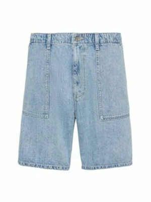 Szorty jeansowe Calvin Klein Jeans jasnoniebieski