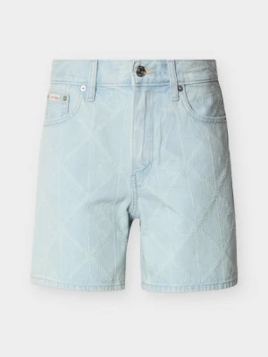 Szorty jeansowe Calvin Klein Jeans jasnoniebieski denim
