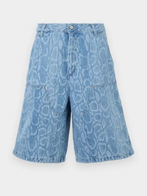 Szorty jeansowe Carhartt WIP niebieski denim