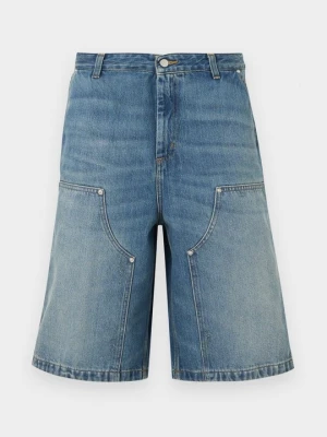 Szorty jeansowe Carhartt WIP niebieski denim