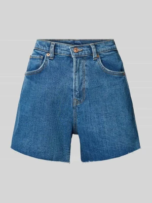 Szorty jeansowe damskie z mieszanką bawełny Pepe Jeans