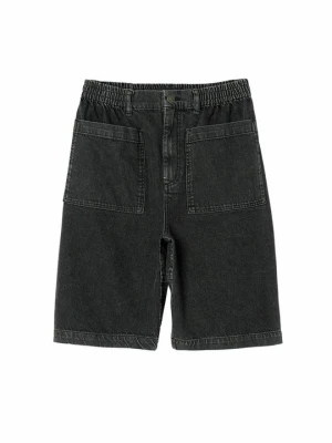 Szorty jeansowe Desigual czarny