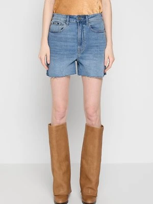 Szorty jeansowe DKNY jasnoniebieski