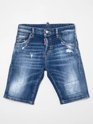 Szorty jeansowe Dsquared2 niebieski