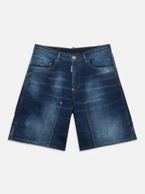 Szorty jeansowe Dsquared2 niebieski denim