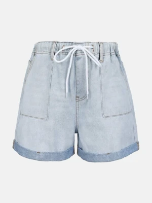 Szorty jeansowe Even&Odd By Zalando jasnoniebieski denim