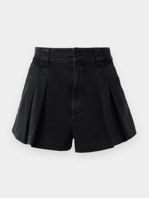Szorty jeansowe Frame czarny
