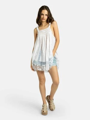 Szorty jeansowe Free People jasnoniebieski denim