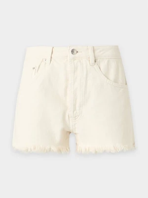 Szorty jeansowe Gina Tricot mleczny